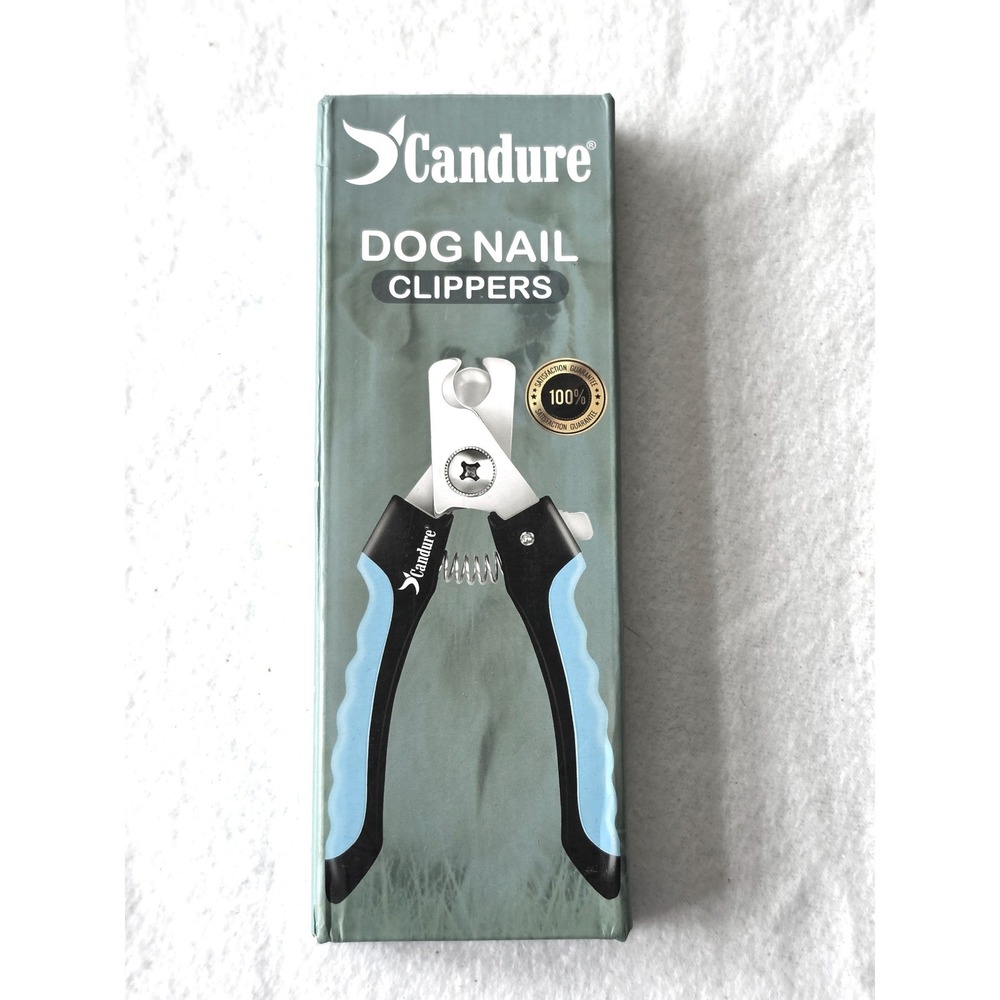 Candure Dog Nail Clippers Professional Grooming Trimmer Medium Large Dogs Blue